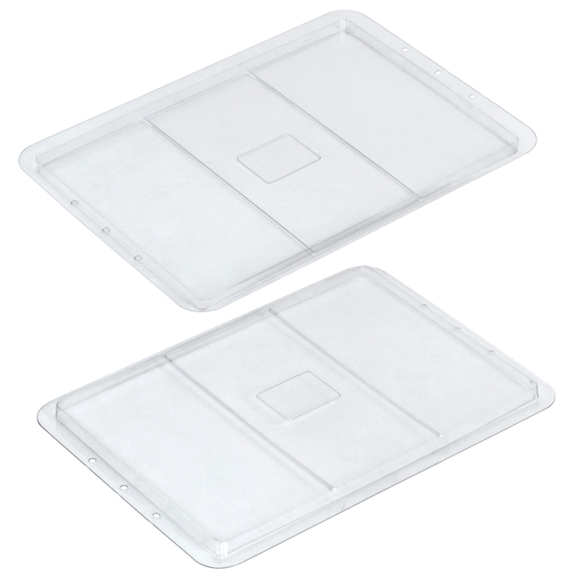 Lid transparent 400x300mm, PET